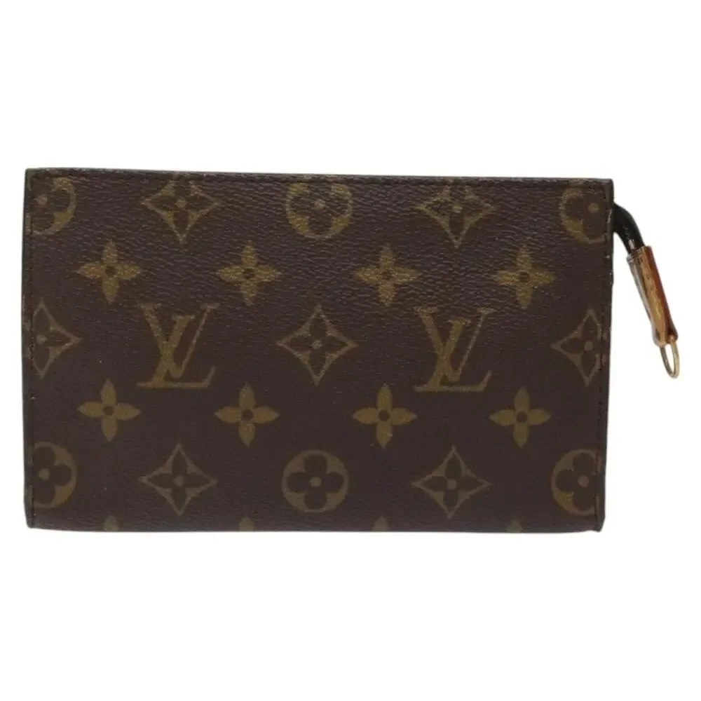 Louis Vuitton Monogram Bucket PM Accessory Pouch Brown